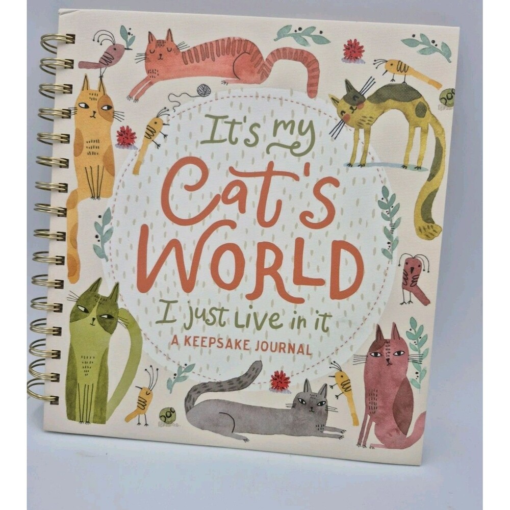 It’s My Cats World Journal. By OCS Designs, 104 Pages New.